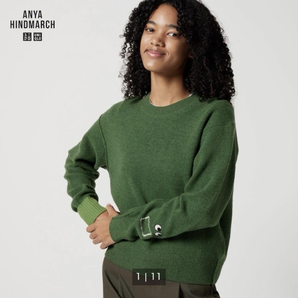 Anya Hindmarch x Uniqlo sweater, size S
